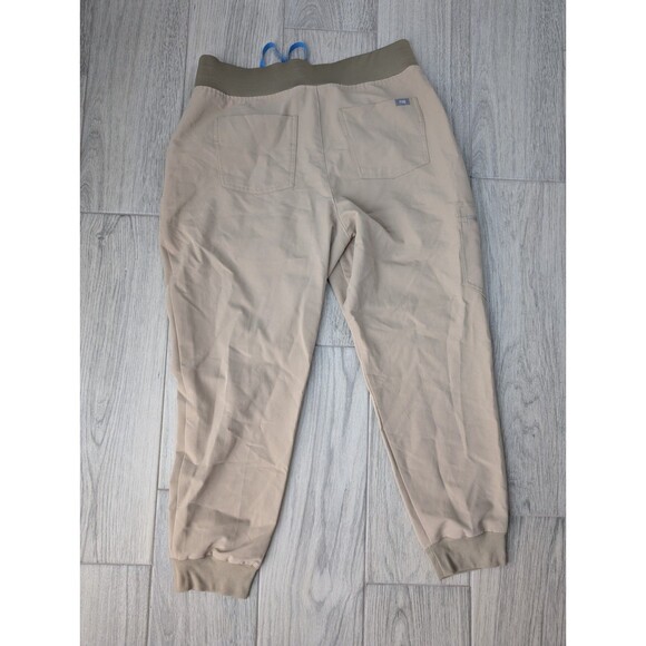 Figs Zamora High Waist Joggers with Bright Blue Drawstring - Picture 2 of 8